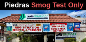 Piedra's Smog Test Only